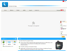 Tablet Screenshot of exportlamps.com